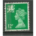 Wales GB 1986 12p Bright Emerald Machin SG W36....