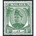 Selangor 1952 SG97 8c Green Mounted Mint .. ..