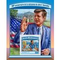 CENTRAL AFRICA 2017 SHEET MNH JFK KENNEDY PRESI...