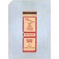 New York Angola Matchcover Block Hotel Rt 5 w/V...