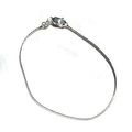 925 Sterling Silver 7 inch 1mm snake bracelet
