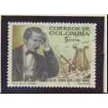 Colombia Stamp Scott #754, Used