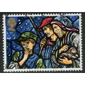 1992 Christmas Stained Glass Windows 33p Multic...