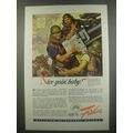 1943 Body by Fisher Ad - Nice Goin' baby