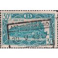 BELGIUM, RAIL, 1928 T48, blue 1949, 30c