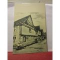 15th C. HOUSE, LACOCK, WILTSHIRE unused antique...