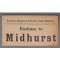 LONDON BRIGHTON & SOUTH COAST RAILWAY LUGGAGE L...