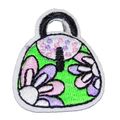 Hand Bag Iron On Patch Purse Flowers Badge Moti...