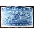 New Zealand 1959 Centenary Marlborough 3d Shipp...