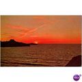 Sunset at Newquay, Cornwall 1968 - Colourmaster...