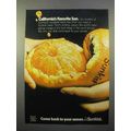1972 Sunkist Navel Orange Ad - California Favor...
