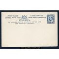Canada #P25 Postal Card MINT