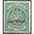 Antigua 1916 SG53 1/2d Green War Stamp Mounted ...