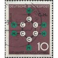 GERMANY, Kekule, Benzene formula, violet-brown ...