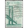 USA, BRIDGE, Mackinac, Verrazano Narrows, New York bay, green 1964, 40mm, #3