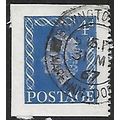 Mi K 23 (cut-out): 4d. blue Definitive Stamp: Q...