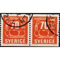 Sweden. 1954 70ore (Pair) S.G.351 Used
