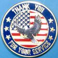 Thank You For Your Service. Challenge Coin. Sou...