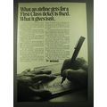 1968 BOAC Airline Ad - What an airline gets for...