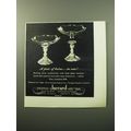1950 Mermod Jaccard King Silver Candlesticks Ad...