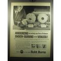 1957 Robt. Burns Cigars Ad - Announcing: An entirely new form of tobacco