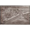 Carmarthen & River Towy from Aeroplane, Carmart...