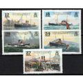 Guernsey 411-415 MNH Ships Steamers Transportat...
