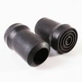 2x BLACK RUBBER WALKING STICK FERRULES 19mm Zim...