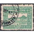 India Charhari State 1931 KGV 1/2 Anna Green Us...