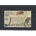 Singapore.SG620 75c Indian stamps used from Sin...
