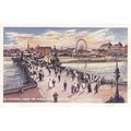 Blackpool from the North Pier Pavilion Lancashi...