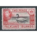 Falkland Islands 1938 SG150a 2d Black & Red Mou...