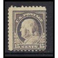 437/475? 15c Benjamin Franklin Average MMH K4472