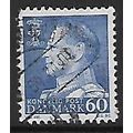 DENMARK 1961 60 ORE BLUE KING FREDERIK 1X SG 44...