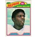 1977 Topps #316 Benny Malone RC - EX