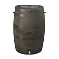 50-Gallon Brown Rain Water Collection Barrel wi...