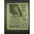 1949 Remington Rand Kardex Ad - Each Kardex rec...