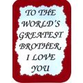 2046 Family Friends Refrigerator Magnet World's...