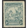Barbados 1925 2d Grey SG232 MM