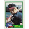 1981 Topps baseball card 48 Dave Skaggs - Angels