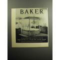 1957 Baker Bedroom Furniture Advertisement