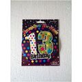 13 Birthday - 6" Large Badge - Pin it or Stand ...