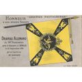 CARTE POSTALE - Guerre 14/18 - drapeau pris à l...