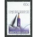 AUS 2012 60c 'ENROL TO VOTE' FINE USED (EBID42-...
