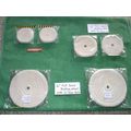 3, 4 & 6" DIA Cotton polisher Buffing Wheels 1/...
