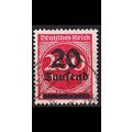 GERMANY REICH [1923] MiNr 0282 II ( O/used )