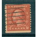 Used 492 2c George Washington Barely Clears A10104