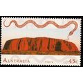 Australia 1993 World Heritage Sites Uluru 45c M...