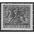 Mi 722: 1 f. + 1 f.black-grey War Care: Archer ...