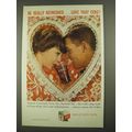 1959 Coca-Cola Soda Ad - Valentine